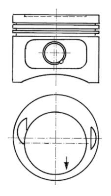 Tłok KOLBENSCHMIDT 93968600
