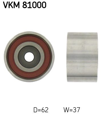 rolka kierunkowa / prowadząca, pasek rozrządu SKF VKM 81000