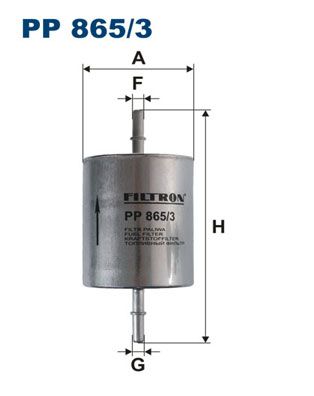 Filtr paliwa FILTRON pp 865/3
