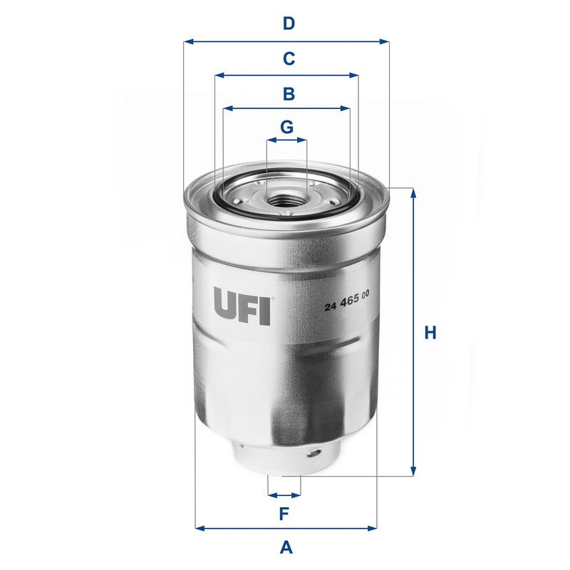 Filtr paliwa UFI 24.465.00
