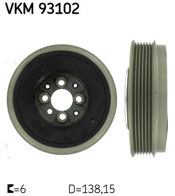 Koło pasowe, wał korbowy SKF VKM93102