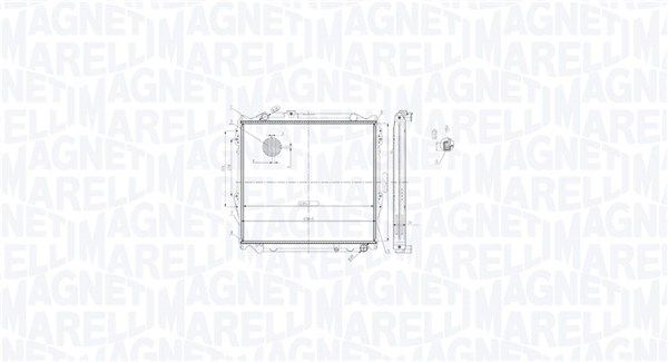 Chłodnica, układ chłodzenia silnika MAGNETI MARELLI 350213213900