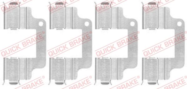 Zestaw akcesoriów, klocki hamulcowe QUICK BRAKE 109-1740