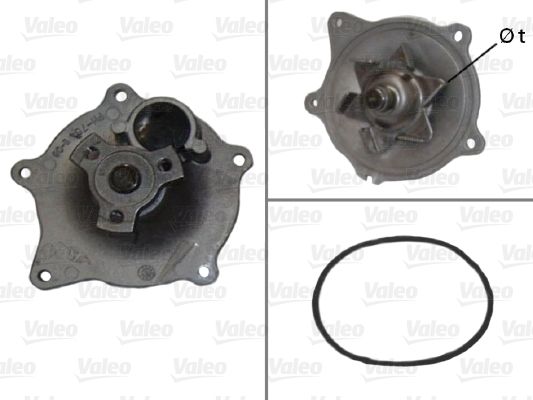 Pompa wody, chłodzenie silnika VALEO 506454