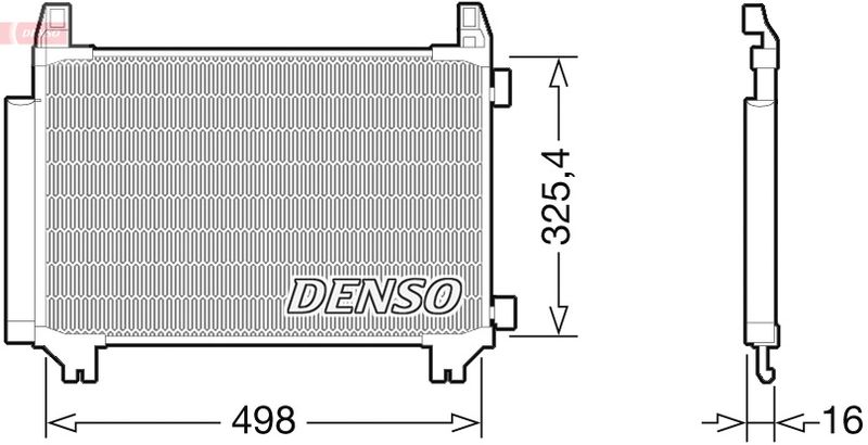 Skraplacz, klimatyzacja DENSO DCN50028