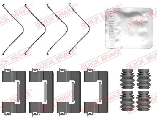 Zestaw akcesoriów, klocki hamulcowe QUICK BRAKE 109-0163