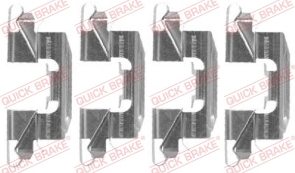 Zestaw akcesoriów, klocki hamulcowe QUICK BRAKE 109-1720