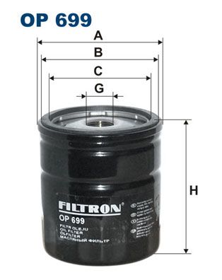 Filtr oleju FILTRON op 699