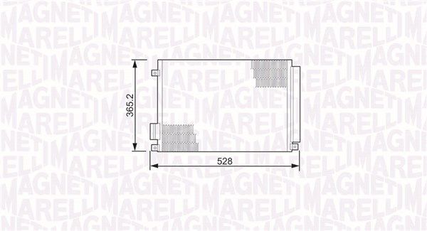 Skraplacz, klimatyzacja MAGNETI MARELLI 350203497000