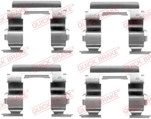 Zestaw akcesoriów, klocki hamulcowe QUICK BRAKE 109-1181