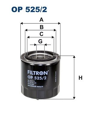 Filtr oleju FILTRON op 525/2