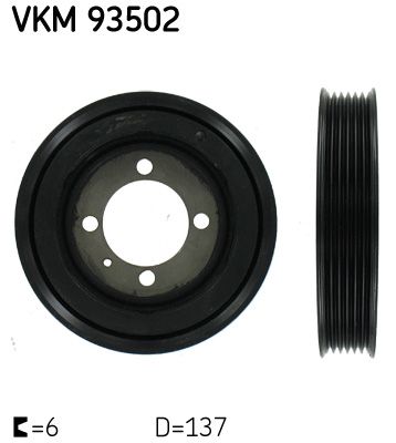 Koło pasowe, wał korbowy SKF VKM93502