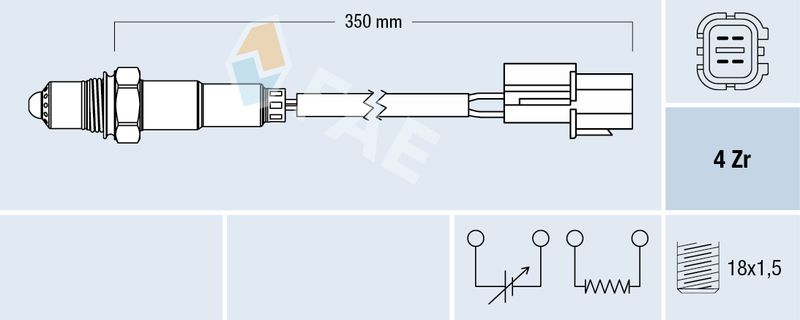Sonda lambda FAE 77796