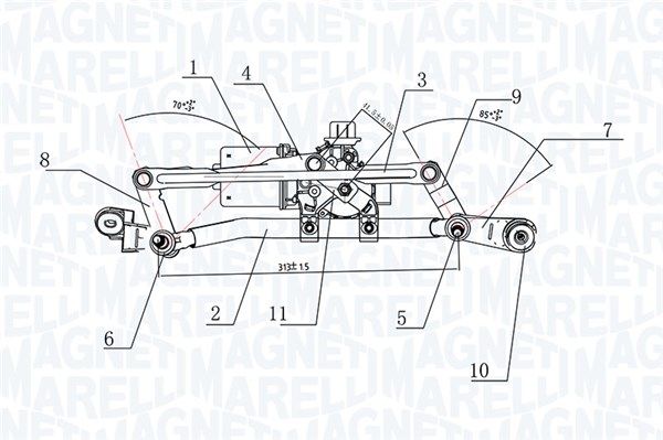 Czyszczenie szyb MAGNETI MARELLI 064377500010