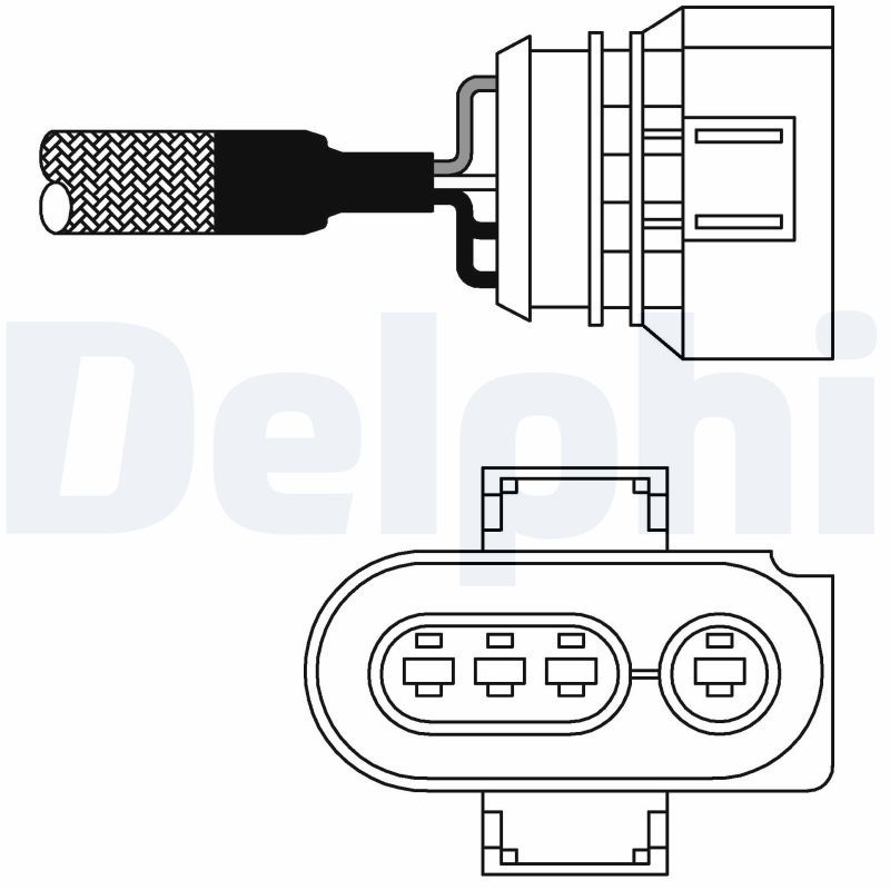 Sonda lambda DELPHI es10980-12b1