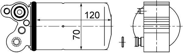 Osuszacz, klimatyzacja MAHLE ad 101 000s