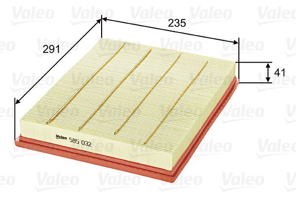 Filtr powietrza VALEO 585032