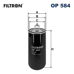 Filtr oleju FILTRON op 584