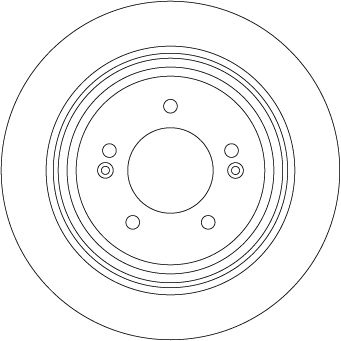 Tarcza hamulcowa TRW DF6573