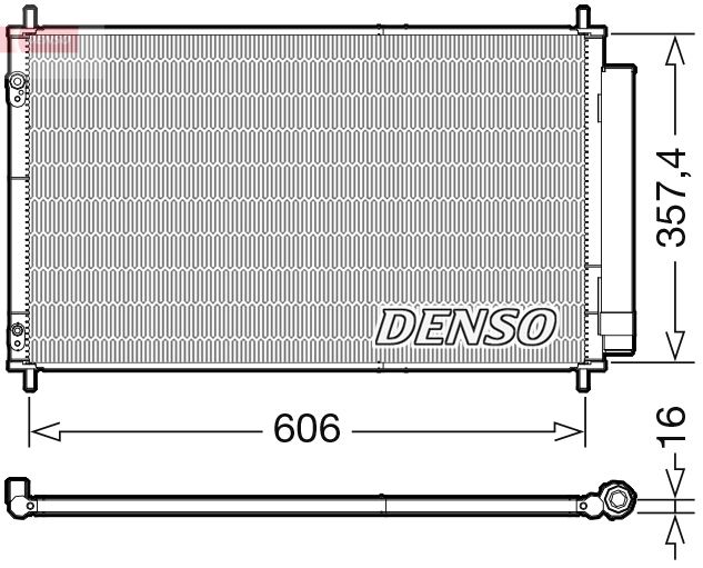 Skraplacz, klimatyzacja Denso DCN50058