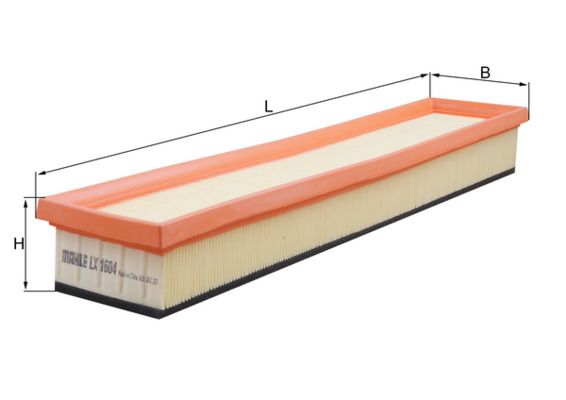 Filtr powietrza KNECHT LX 1604