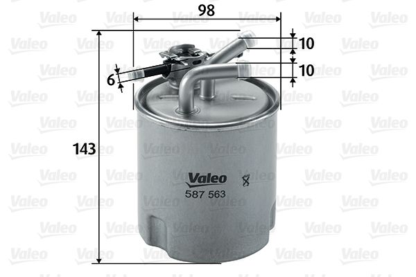 Filtr paliwa VALEO 587563