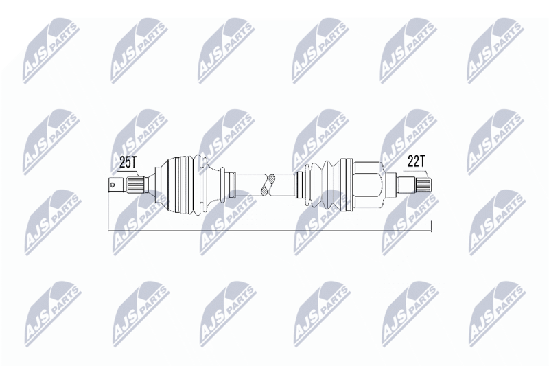 Wał napędowy NTY NPW-CT-010