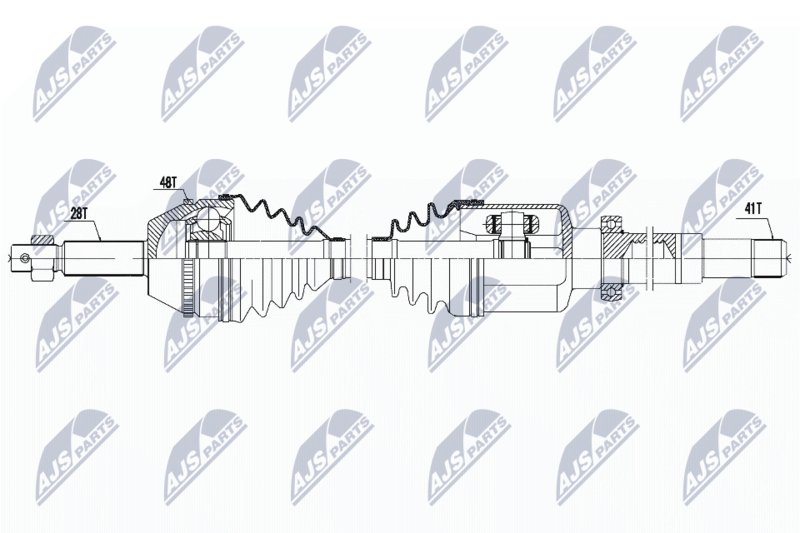 Wał napędowy NTY NPW-FR-063