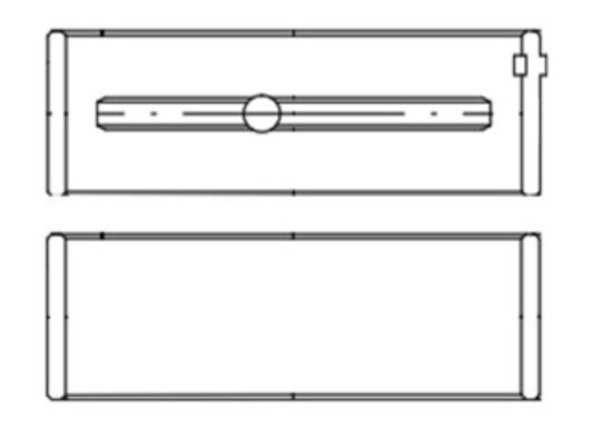 Panewka wału korbowego MAHLE 081HL22021025