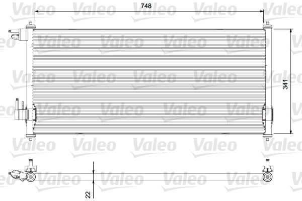 Skraplacz, klimatyzacja VALEO 814383