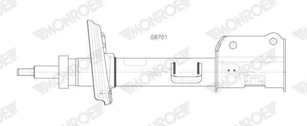 Amortyzator Monroe G8701