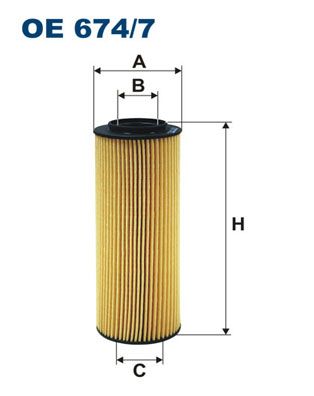 Filtr oleju FILTRON oe 674/7