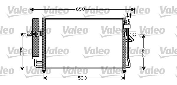 Skraplacz, klimatyzacja VALEO 818074