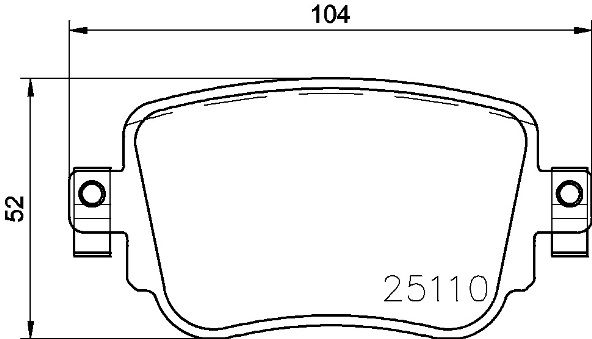 Zestaw klocków hamulcowych, hamulce tarczowe BREMBO P 85 140