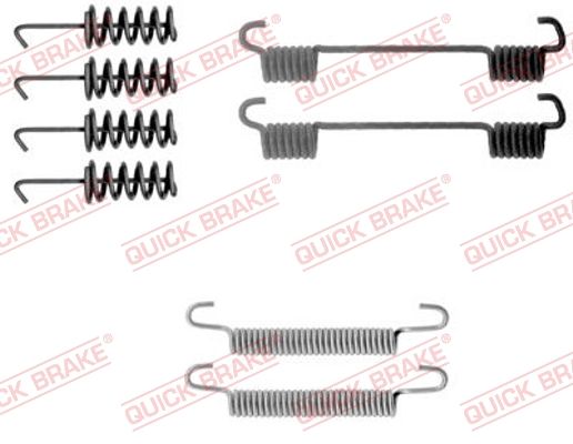 Zestaw akcesoriów, szczęki hamulcowe hamulca postojowego QUICK BRAKE 105-0775