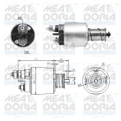 Włącznik elektromagnetyczny, rozrusznik MEAT & DORIA 46311