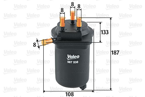 Filtr paliwa VALEO 587538