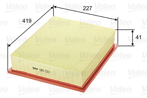 Filtr powietrza VALEO 585123