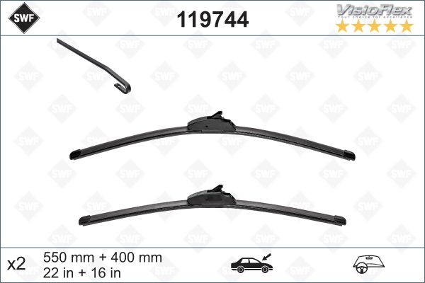 Pióro wycieraczki SWF 119 744