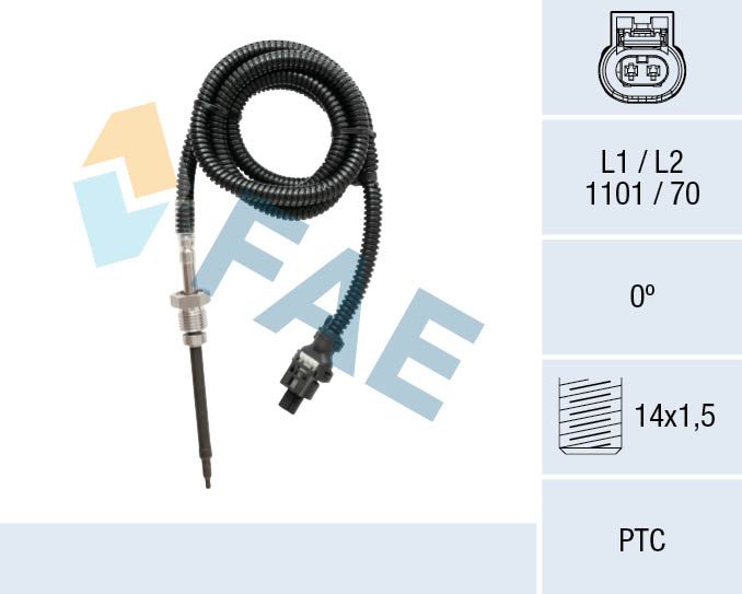 czujnik, temperatura spalin FAE 68022