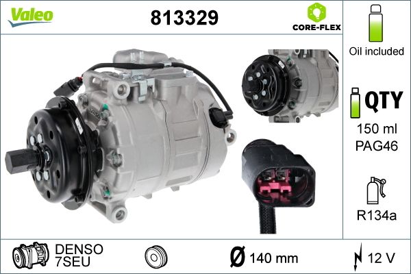 Sprężarka, klimatyzacja VALEO 813329
