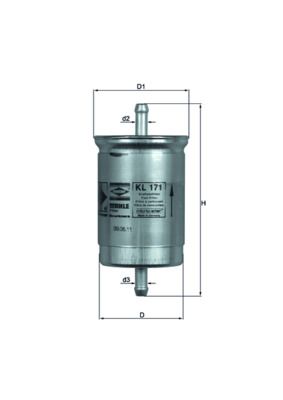 Filtr paliwa KNECHT KL 171