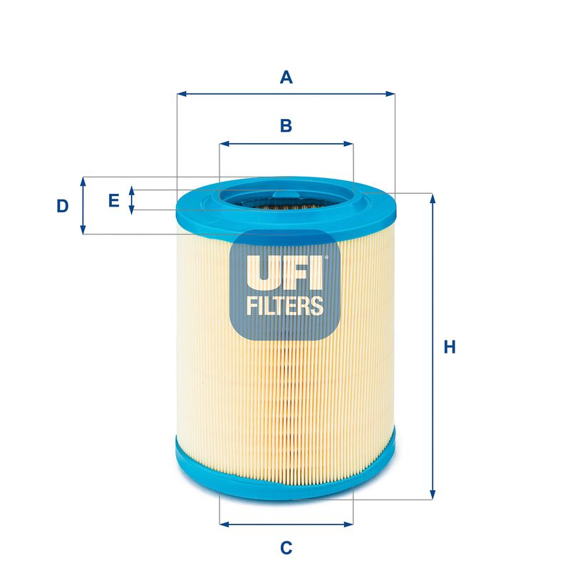 Filtr powietrza UFI 27.606.00