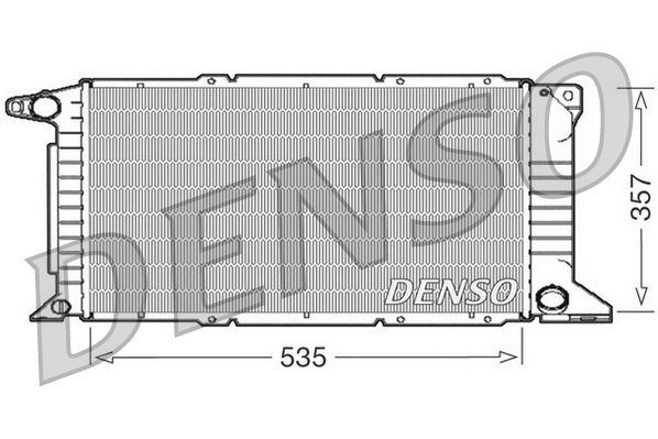 Chłodnica, układ chłodzenia silnika DENSO DRM10101