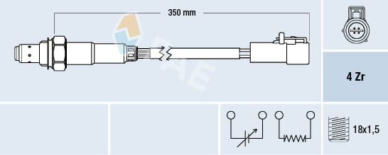 Sonda lambda FAE 77264