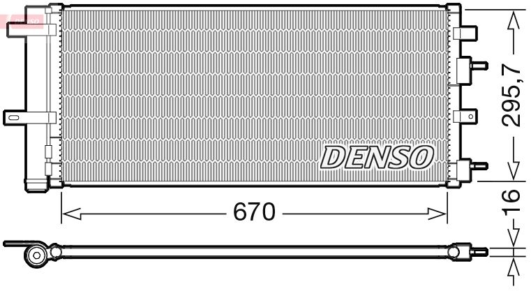Skraplacz, klimatyzacja Denso DCN10053
