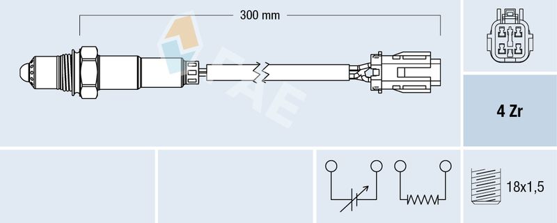 Sonda lambda FAE 77711