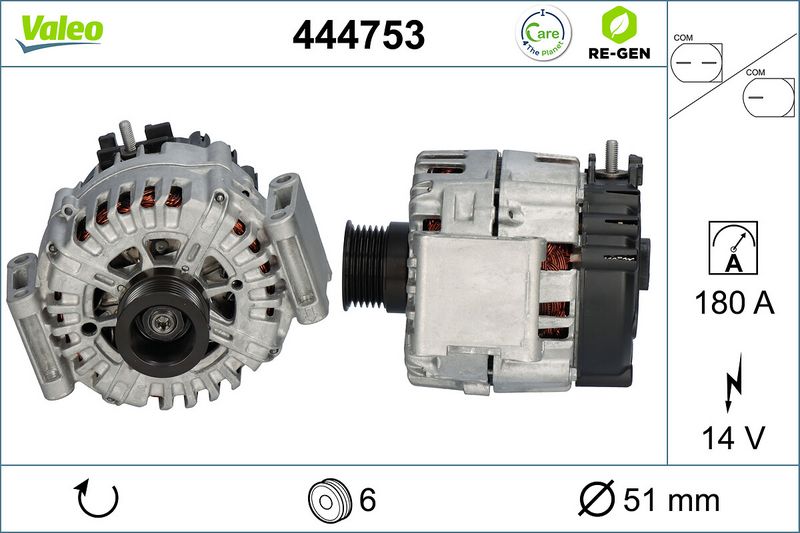 Alternator VALEO 444753