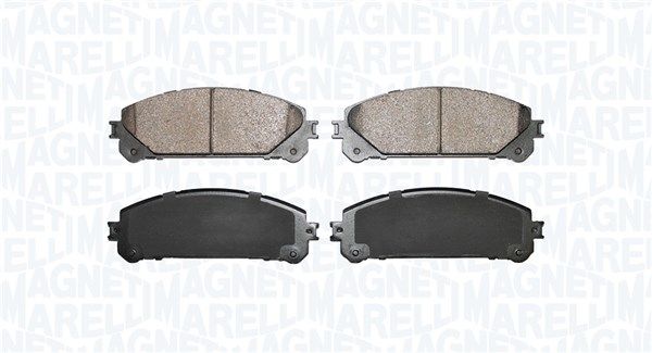 Zestaw klocków hamulcowych, hamulce tarczowe MAGNETI MARELLI 363916060835