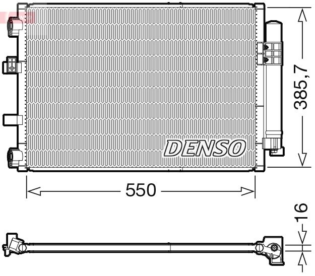 Skraplacz, klimatyzacja Denso DCN10043